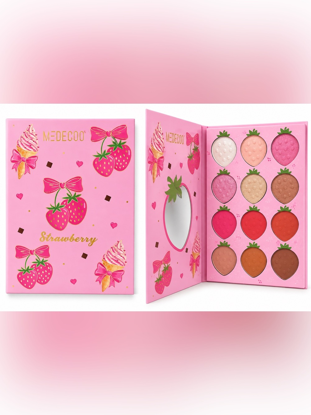 ✨Giveaway✨ 12 Shade Strawberry Eyeshadow Palette